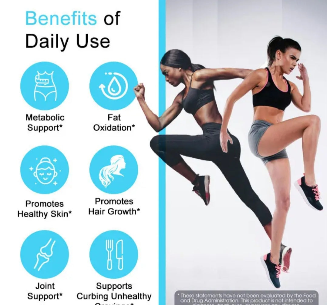 Multi COLLAGEN Power with BURN Metabolism Cellulite Control ,ANTI-AGING Healthy Skin Hair Nails Joint