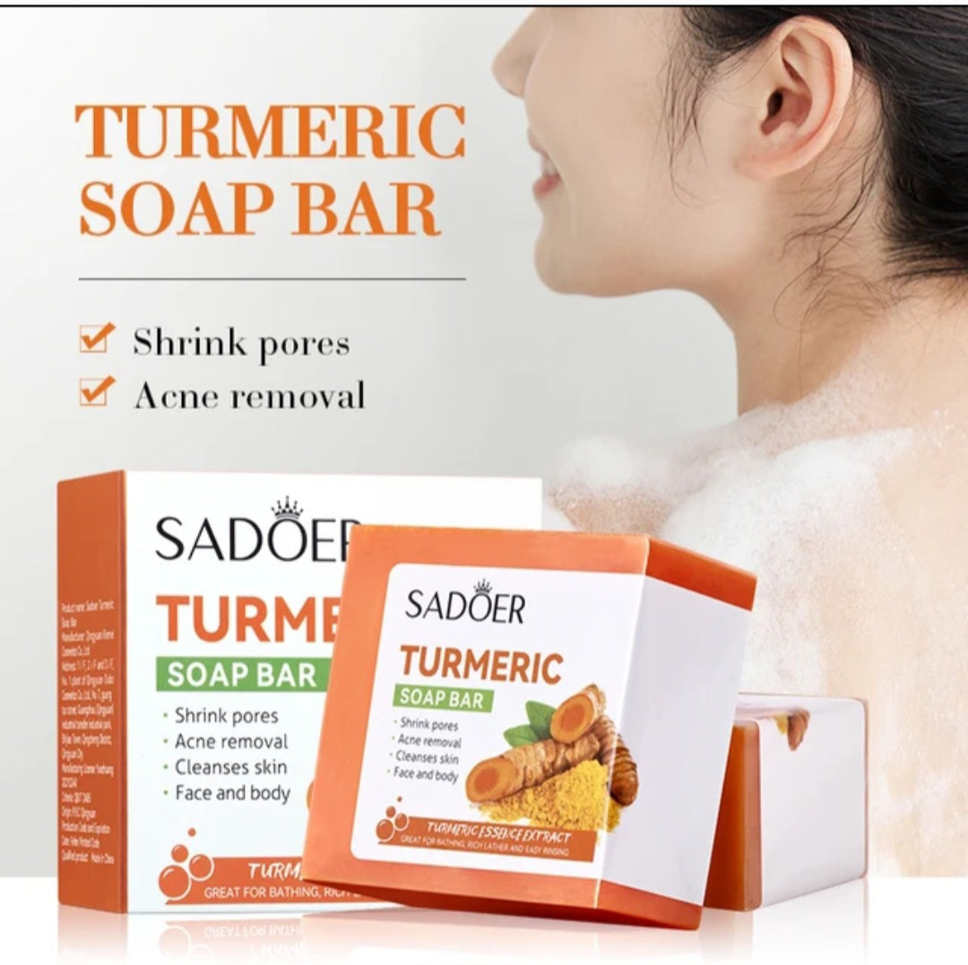 Essential  brightening,anti-aging,anti-acne Cleansing Moisturizing Turmeric Soap