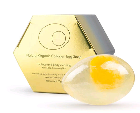 Collagen Egg Yolk anti-aging, brightening, anti-acne, moisturizing Soap Very Rich in Vitamin C and E