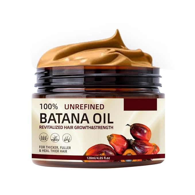 Batana Oil Hair  OIL and Mask, Raw Batana Oil for Hair Growth, Repair Damaged Hair, Leave Hair Smoother, Eliminates Split Ends & Increases Shine,