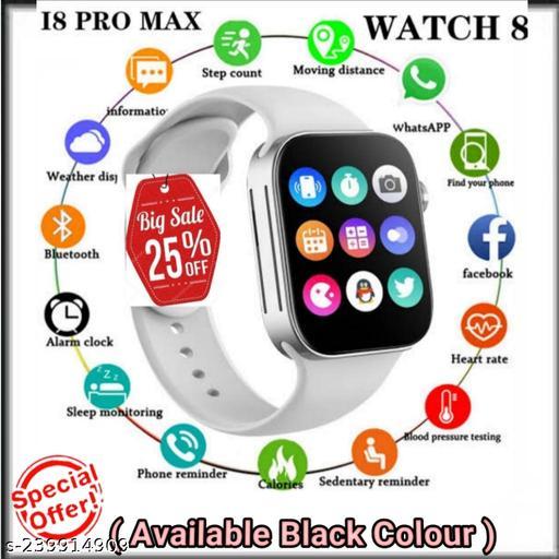 Original I8 Pro MAX SmartWatch Heart Rate ActivityTracker Bluetooth make calls  Whatsapp