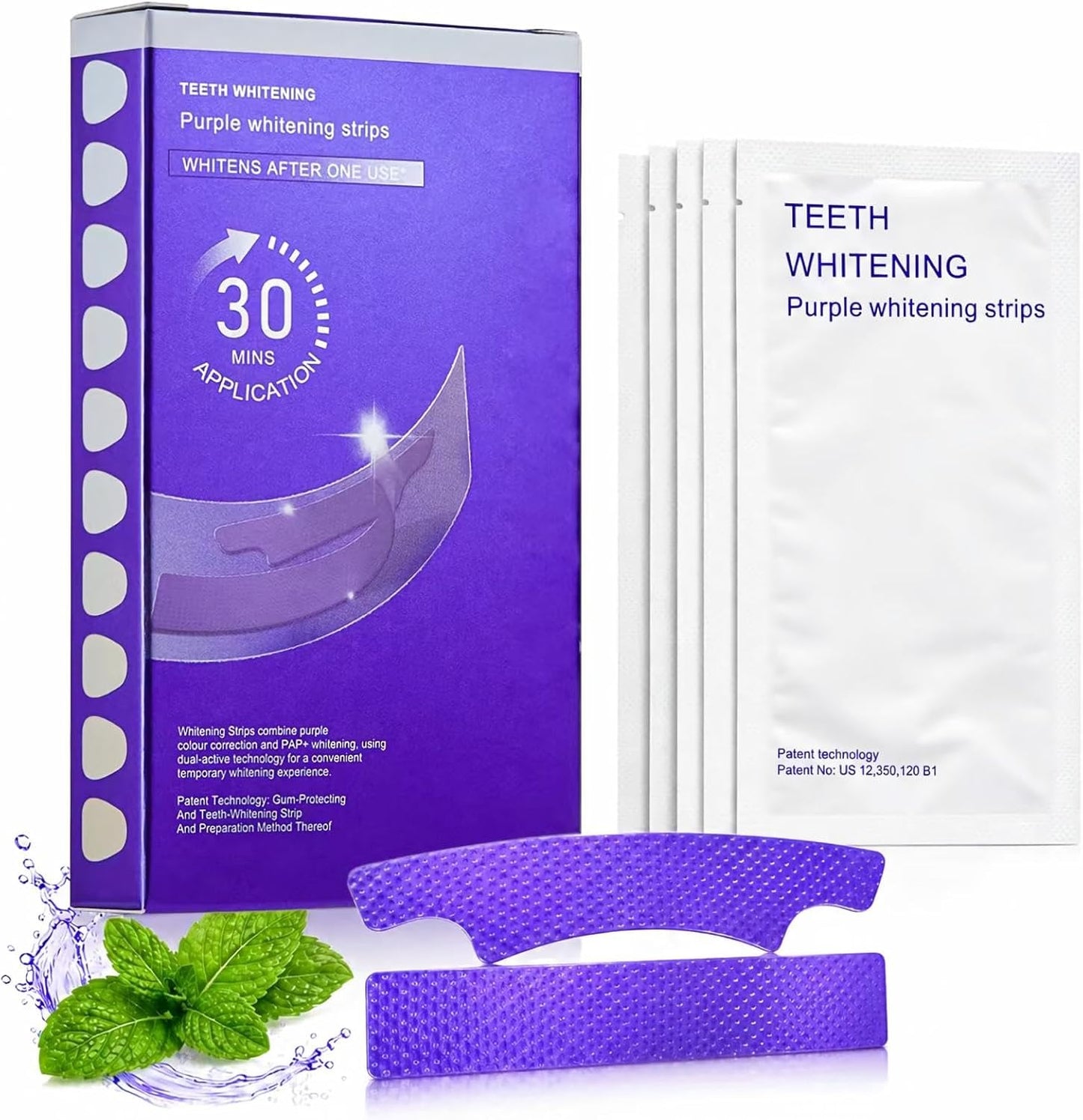 Purple Tooth Whitening Strips