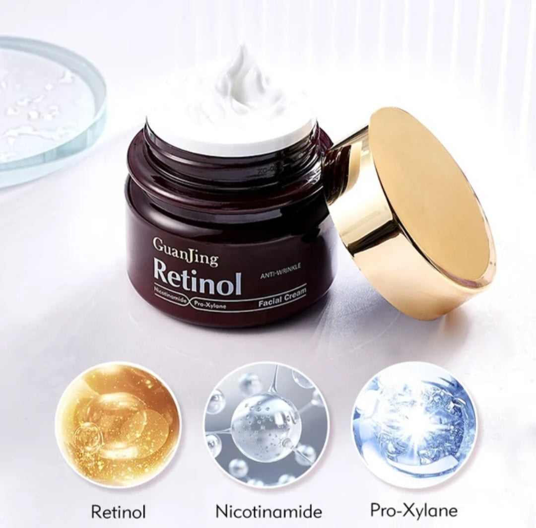 GuanJing retinol face cream anti wrinkle brightening moisturizing    face cream for all skin types