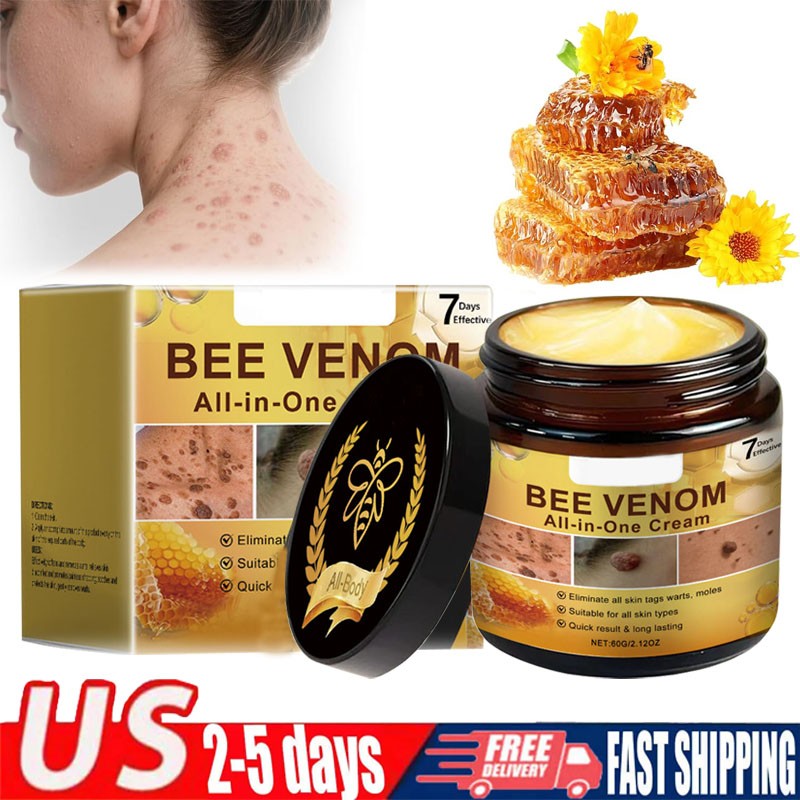 Bee Venom skin restoration cream, bee venom skin repair and therapy cream, natural bee venom skin treatment for all skin types